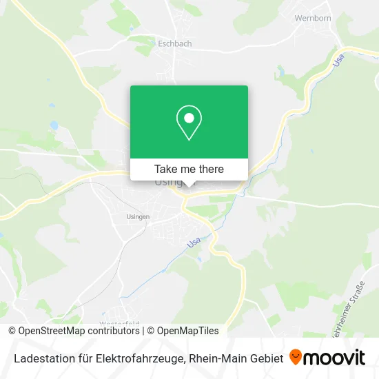 Карта Ladestation für Elektrofahrzeuge