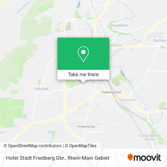 Карта Hotel Stadt Friedberg Gbr.