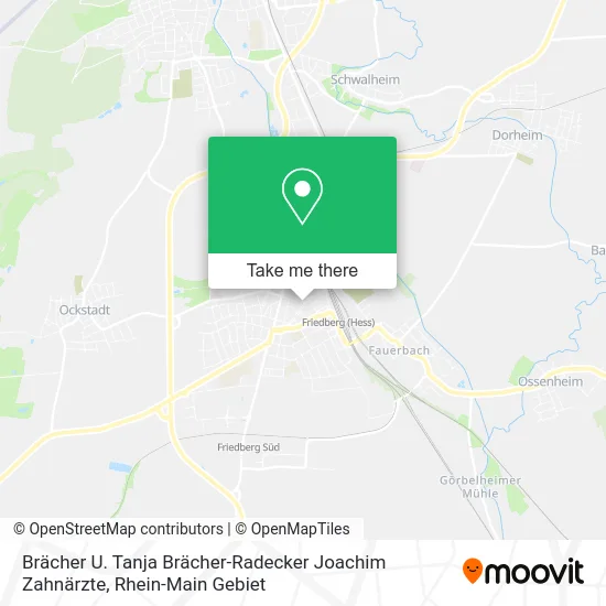 Карта Brächer U. Tanja Brächer-Radecker Joachim Zahnärzte