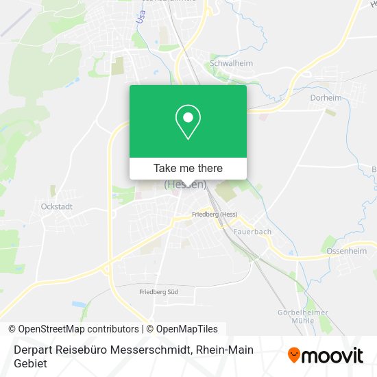 Карта Derpart Reisebüro Messerschmidt