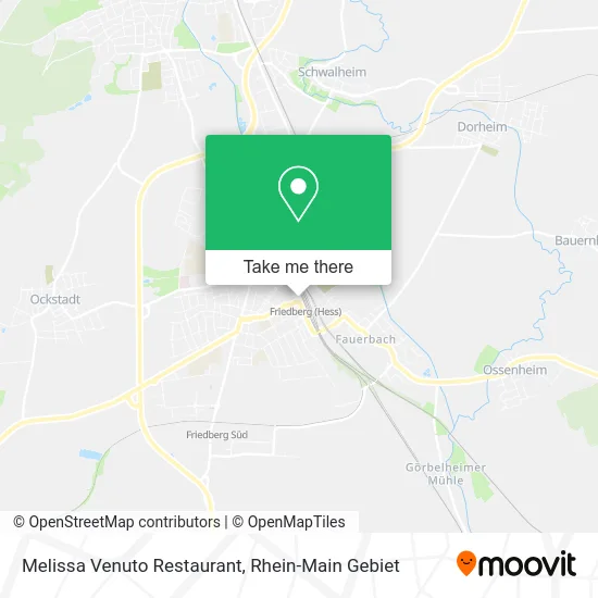 Карта Melissa Venuto Restaurant
