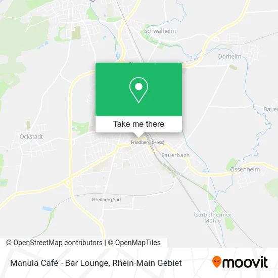 Карта Manula Café - Bar Lounge