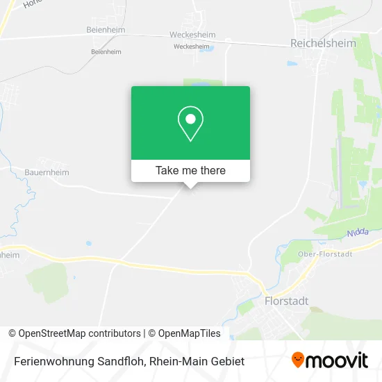 Карта Ferienwohnung Sandfloh