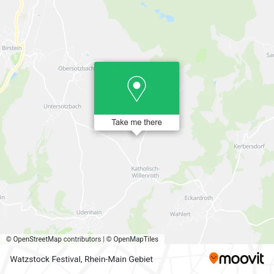 Карта Watzstock Festival