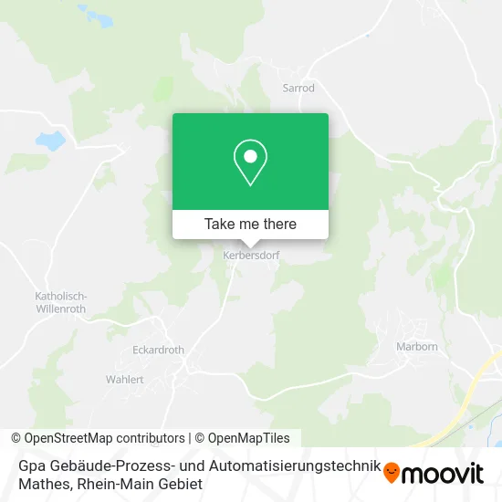 Карта Gpa Gebäude-Prozess- und Automatisierungstechnik Mathes