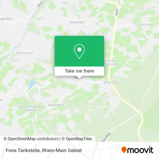 Карта Freie Tankstelle