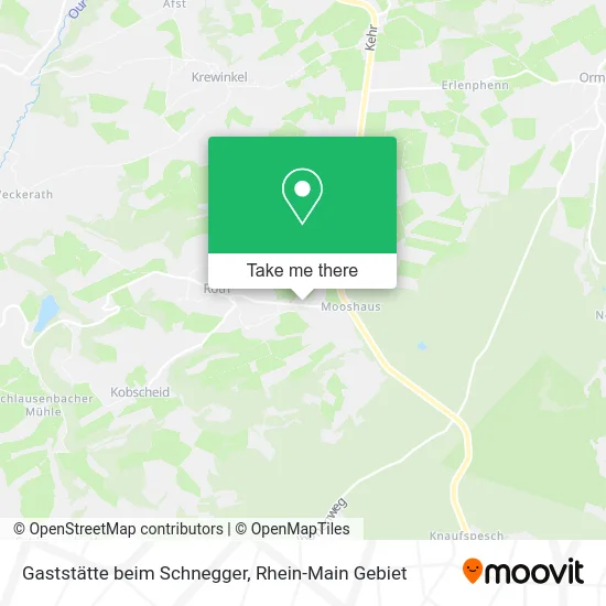 Карта Gaststätte beim Schnegger