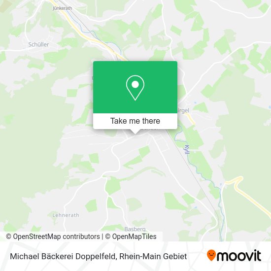 Карта Michael Bäckerei Doppelfeld