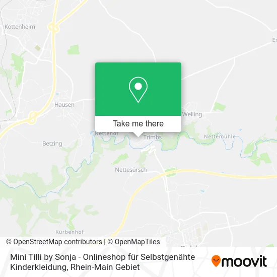 Карта Mini Tilli by Sonja - Onlineshop für Selbstgenähte Kinderkleidung