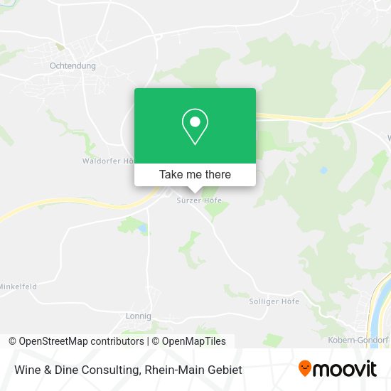 Карта Wine & Dine Consulting