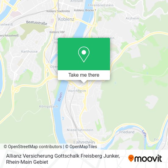 Карта Allianz Versicherung Gottschalk Freisberg Junker