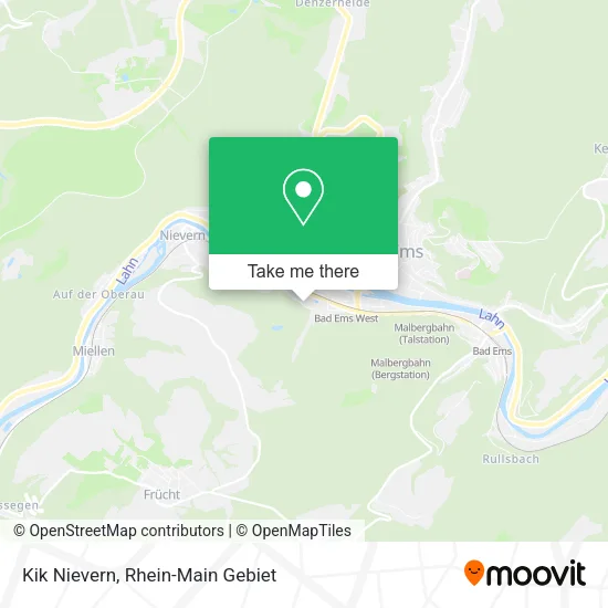 Карта Kik Nievern