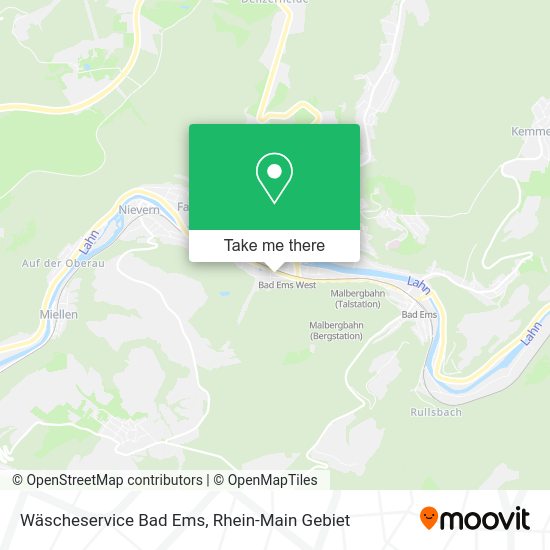 Карта Wäscheservice Bad Ems