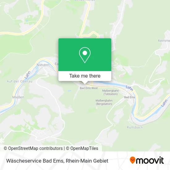 Карта Wäscheservice Bad Ems