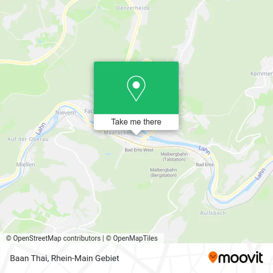 Карта Baan Thai