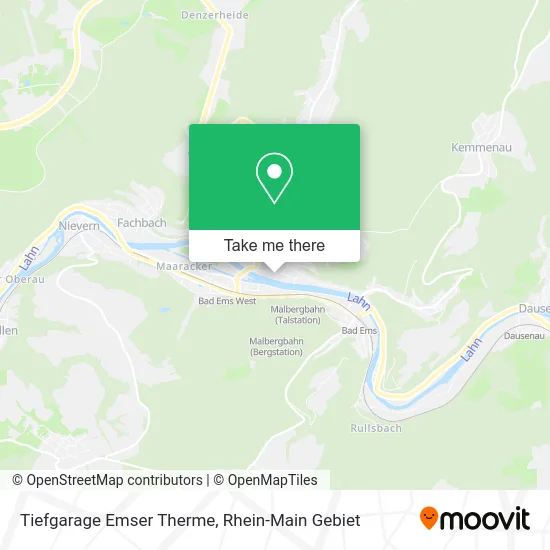 Карта Tiefgarage Emser Therme