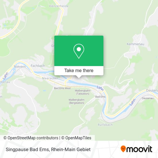 Карта Singpause Bad Ems