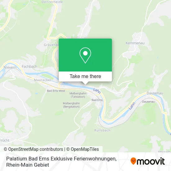 Карта Palatium Bad Ems Exklusive Ferienwohnungen