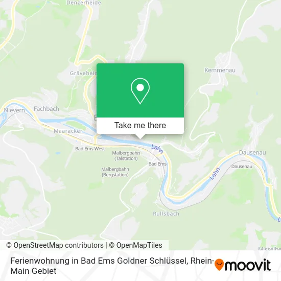 Карта Ferienwohnung in Bad Ems Goldner Schlüssel