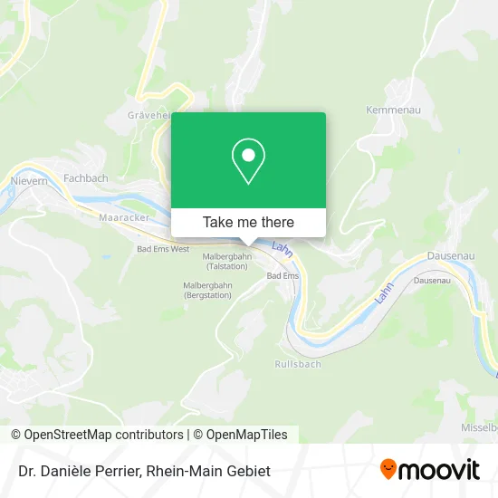 Dr. Danièle Perrier map