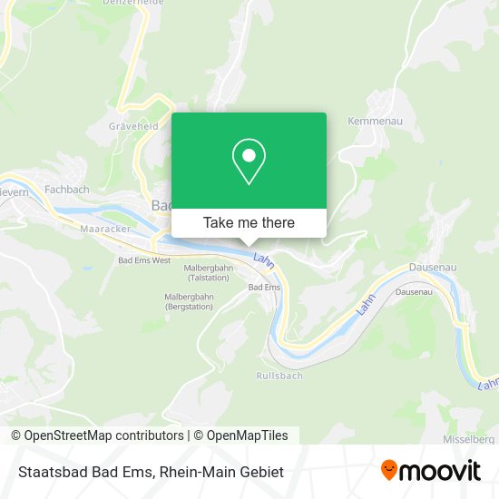 Карта Staatsbad Bad Ems