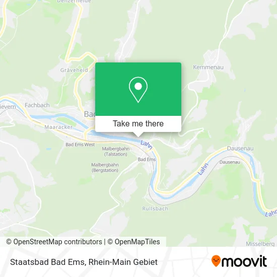 Карта Staatsbad Bad Ems