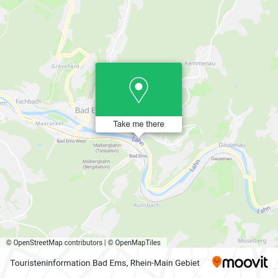 Карта Touristeninformation Bad Ems