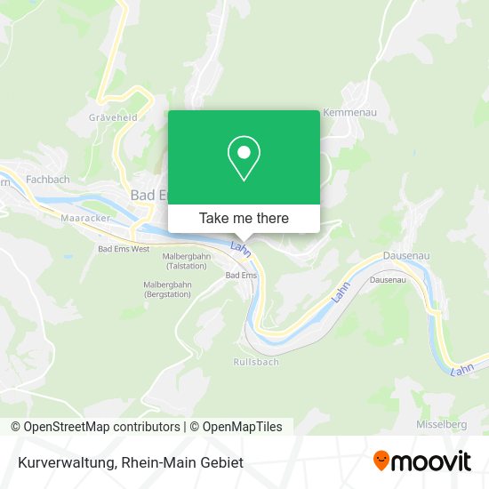 Карта Kurverwaltung