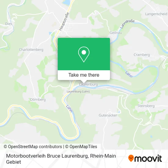 Карта Motorbootverleih Bruce Laurenburg