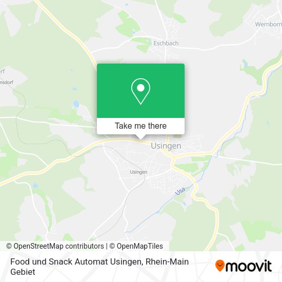 Карта Food und Snack Automat Usingen