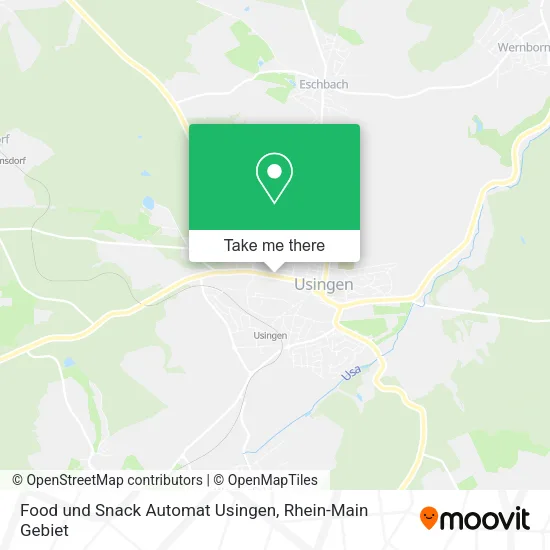 Карта Food und Snack Automat Usingen