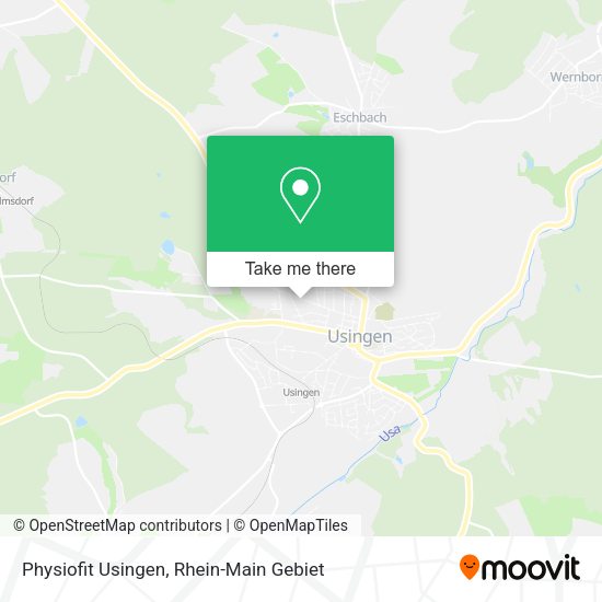 Карта Physiofit Usingen