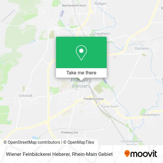 Карта Wiener Feinbäckerei Heberer