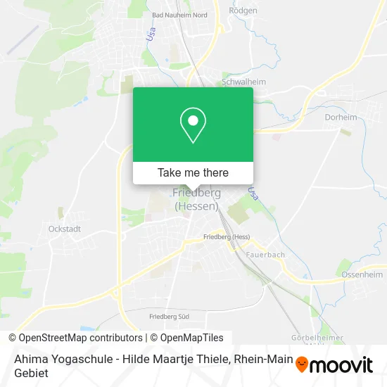 Карта Ahima Yogaschule - Hilde Maartje Thiele