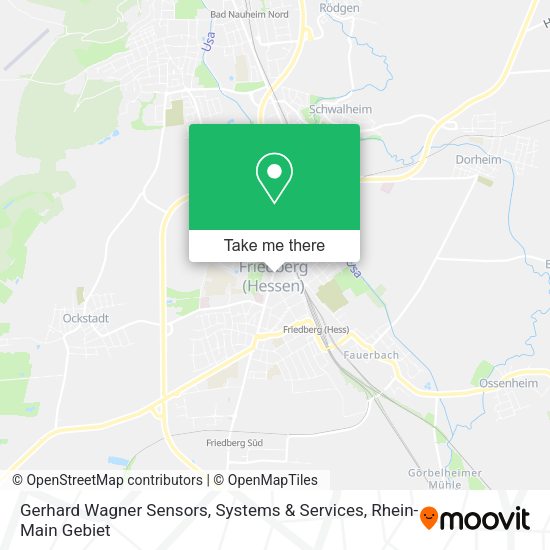 Карта Gerhard Wagner Sensors, Systems & Services