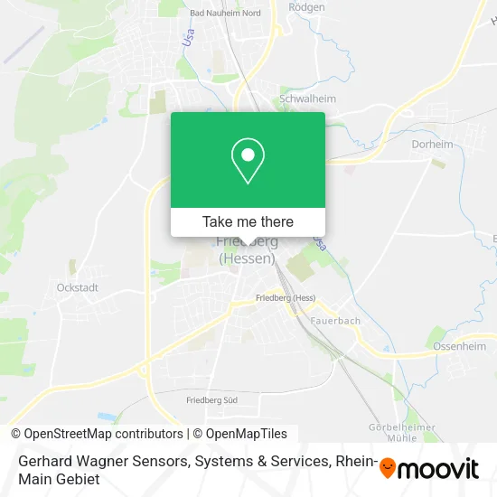 Карта Gerhard Wagner Sensors, Systems & Services