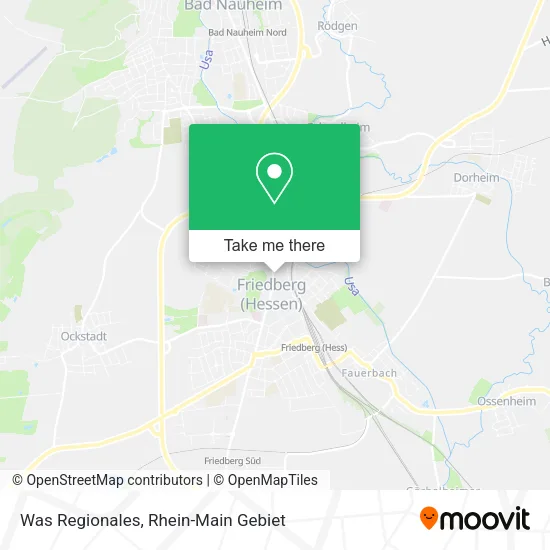 Карта Was Regionales