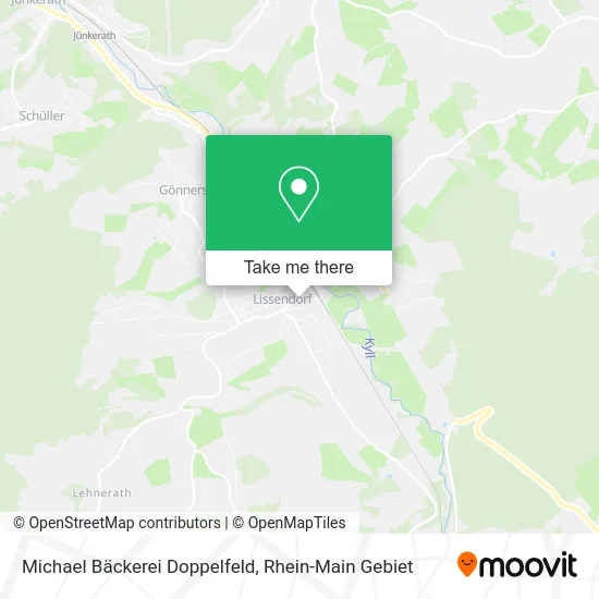 Карта Michael Bäckerei Doppelfeld