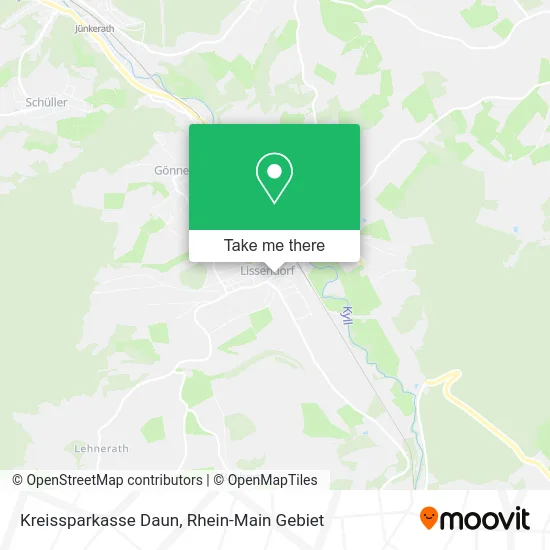 Карта Kreissparkasse Daun