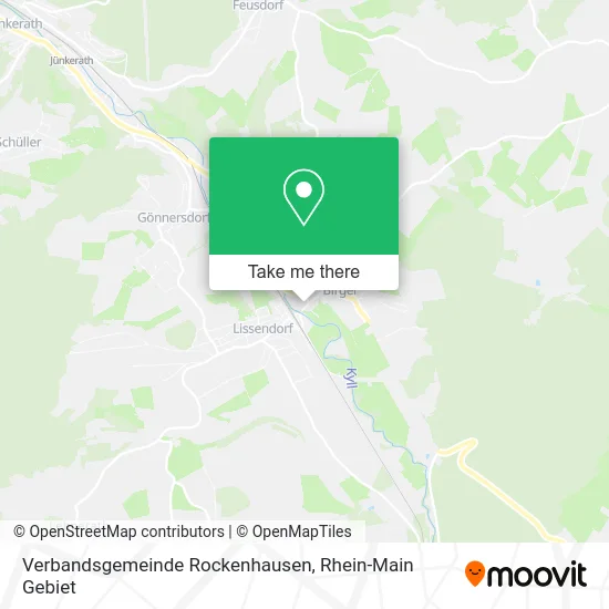 Карта Verbandsgemeinde Rockenhausen
