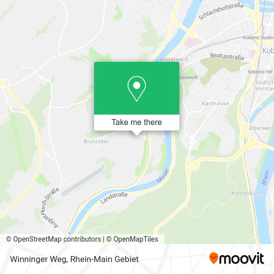 Карта Winninger Weg