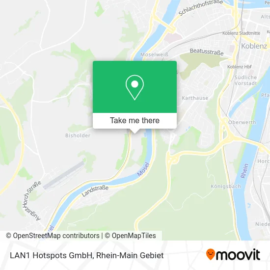 Карта LAN1 Hotspots GmbH