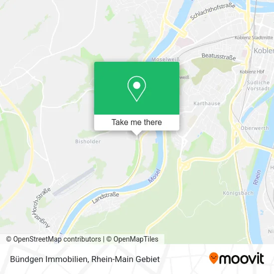 Карта Bündgen Immobilien