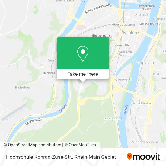 Карта Hochschule Konrad-Zuse-Str.