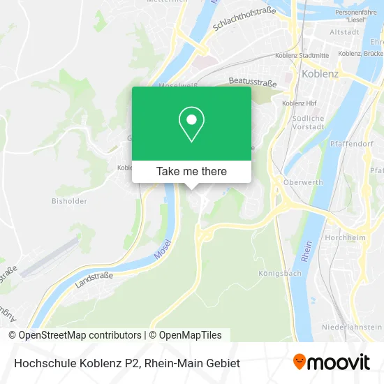 Карта Hochschule Koblenz P2