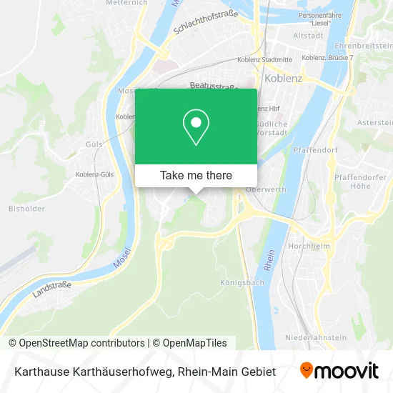 Карта Karthause Karthäuserhofweg