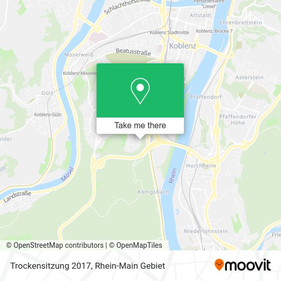 Карта Trockensitzung 2017