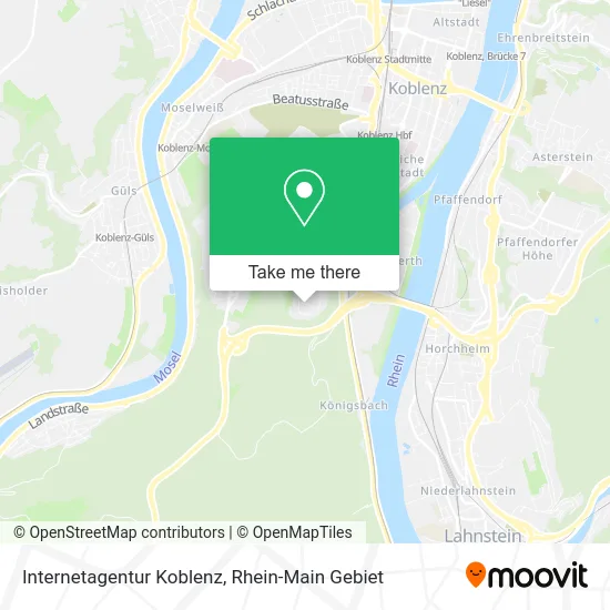 Карта Internetagentur Koblenz