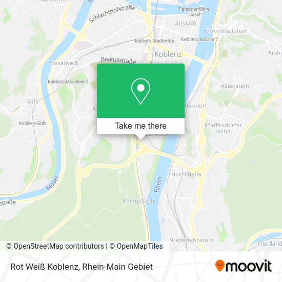 Карта Rot Weiß Koblenz