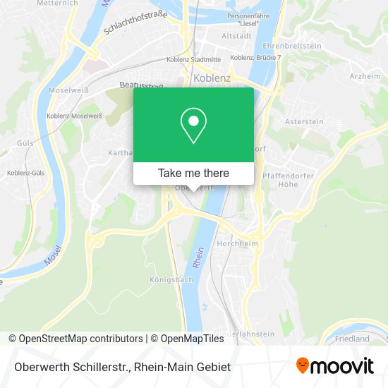 Карта Oberwerth Schillerstr.
